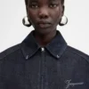 The Canevas de-Nîmes denim jacket Zipped denim jacket