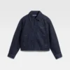 The Canevas de-Nîmes denim jacket Zipped denim jacket