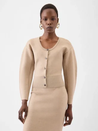 The Doppio cardigan Curved cardigan The Doppio cardigan Curved cardigan
