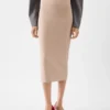 The Doppio knit skirt Knit pencil skirt