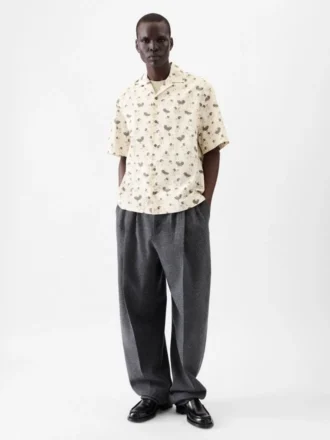 The Jean shirt Duck print bowling shirt The Jean shirt Duck print bowling shirt