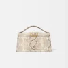 The large Bambino Cross-body metal flap bag
