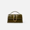 The large Bambino Metal flap bag