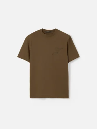 The Logo t-shirt Short-sleeve t-shirt with embroidered logos The Logo t-shirt Short-sleeve t-shirt with embroidered logos