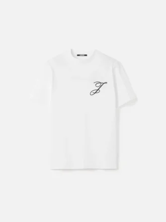 The Logo t-shirt Short-sleeve t-shirt with embroidered logos The Logo t-shirt Short-sleeve t-shirt with embroidered logos