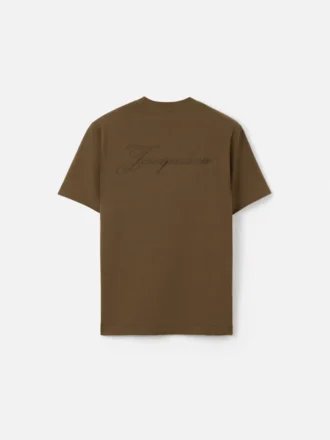 The Logo t-shirt Short-sleeve t-shirt with embroidered logos The Logo t-shirt Short-sleeve t-shirt with embroidered logos