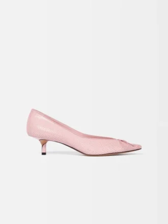 The low Tourni heels Low twisted pumps The low Tourni heels Low twisted pumps