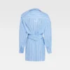 The mini shirt dress Asymmetric shirt dress