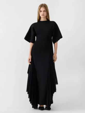The Mistral knit dress Draped short-sleeve dress The Mistral knit dress Draped short-sleeve dress