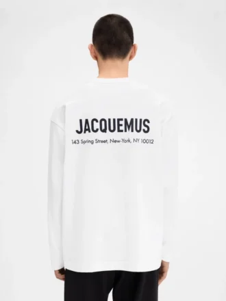 The New York address long-sleeve t-shirt Long sleeve t-shirt with printed address and logo – sold exclusively online and in our New York store