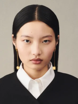 The Nodo earrings Asymmetric dangle earrings