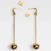 The Nodo earrings Rhinestoned dangle earrings The Nodo earrings Rhinestoned dangle earrings
