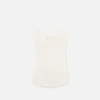 The Plumetis knit Draped tank top