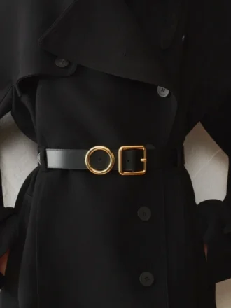 The Regalo belt Circle and square buckle belt The Regalo belt Circle and square buckle belt