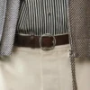The Salon belt Rond-Carré buckle belt
