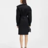 The shirt dress Asymmetric mini shirt dress