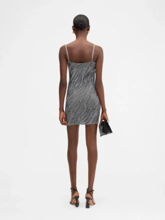 The Zebra mini knit dress Zebra jacquard mini dress The Zebra mini knit dress Zebra jacquard mini dress